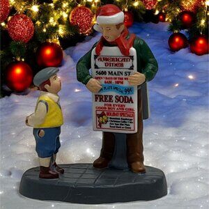 Dept 56 Free Soda For You, Christmas in the City Village Accessory